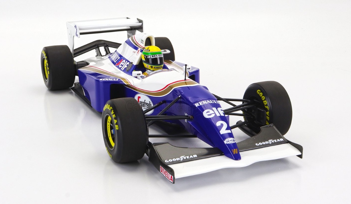 1:12 1994 Ayrton Senna -- Pacific GP Pole -- William FW16 -- Minichamp