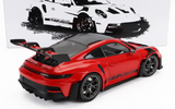 1:18 Porsche 911 (992) GT3 RS Coupe 2023 - Red w/Silver Wheels -- Minichamps