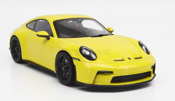 1:18 Porsche 911 (992) GT3 Touring 2022 -- Yellow w/Black Wheels -- Minichamps