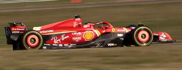 (Pre-Order) 1:43 2024 Carlos Sainz -- #55 Bahrain GP -- Scuderia Ferrari SF-24 -- Looksmart F1