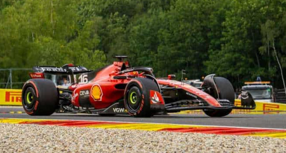 (Pre-Order) 1:18 2023 Charles LeClerc -- Belgium GP -- #16 Scuderia Ferrari SF-23 -- BBR F1