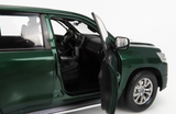 1:18 Toyota Land Cruiser VDJ200 2020 -- Dark Green Metallic -- NZG