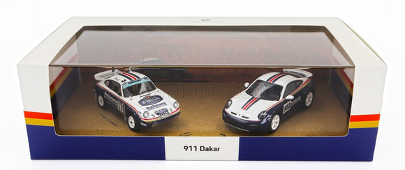 1:43 911 Dakar Twin Set -- 1976 Winner Rothmans Carrera / 2023 992 -- 1:43 911 Dakar Twin Set -- 1976 Winner Rothmans Carrera / 2023 992 --