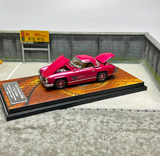1:64 Mercedes-Benz 300SL Roadster -- Pink -- Zero Formula Club x Toy Father