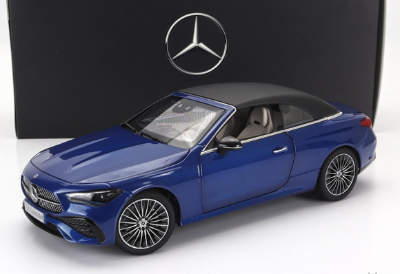 1:18 2024 Mercedes-Benz CLE Cabriolet (A236) AMG-Line -- Spectral Blue -- Norev