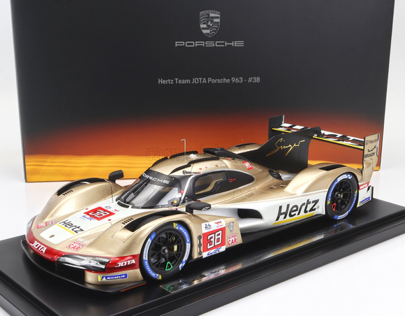 (Pre-Order) 1:18 2023 Le Mans 24h -- #38 Porsche 963 Hertz Team Jota -- Spark