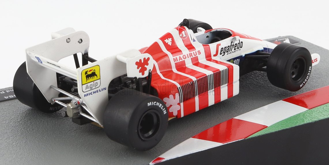 Modellino Auto Formula 1 Toleman TG184 - Scala 1:43 Ayrton Senna Gran Bretagna 1984 - Foto 8