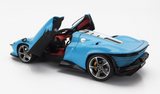 1:18 Ferrari Daytona SP3 Spider -- Light Blue -- Bburago