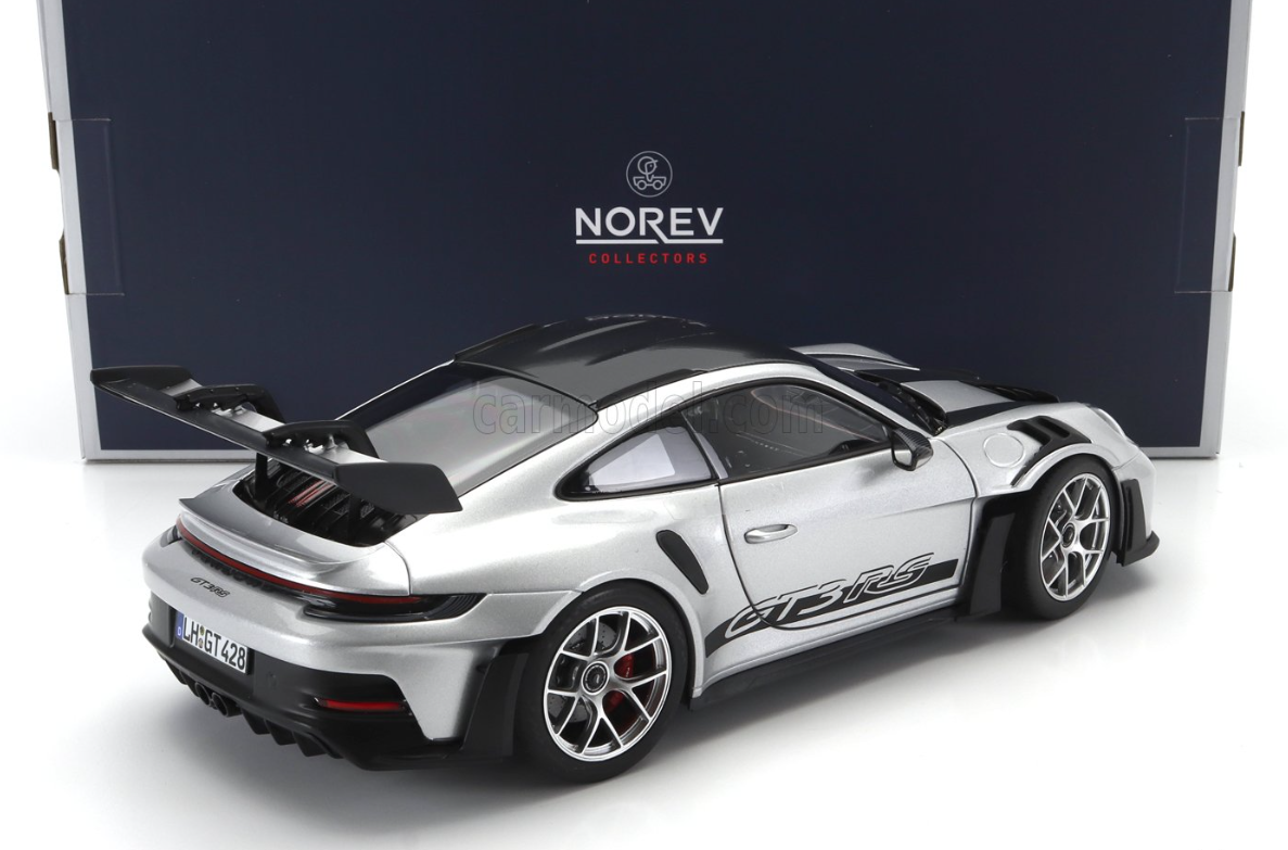 1:18 Porsche 911 (992) GT3 RS Coupe 2022 -- Silver/Black