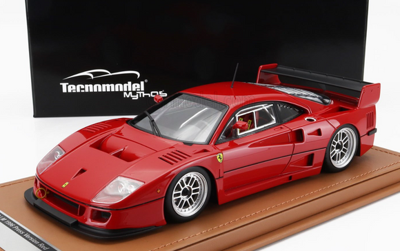 1:18 Ferrari F40 LM 1996 -- Red w/BBS Silver Wheels -- Tecnomodel
