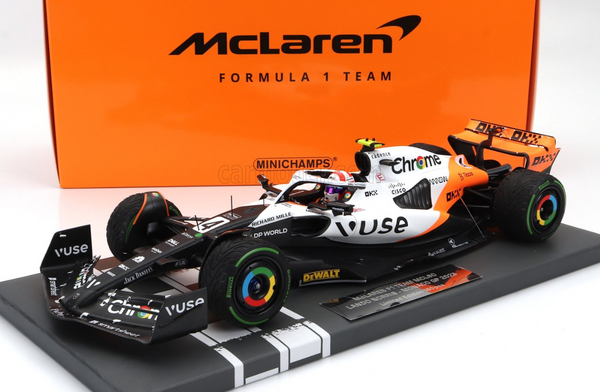 1:18 2023 Lando Norris -- Monaco GP -- McLaren MCL60 -- Minichamps F1