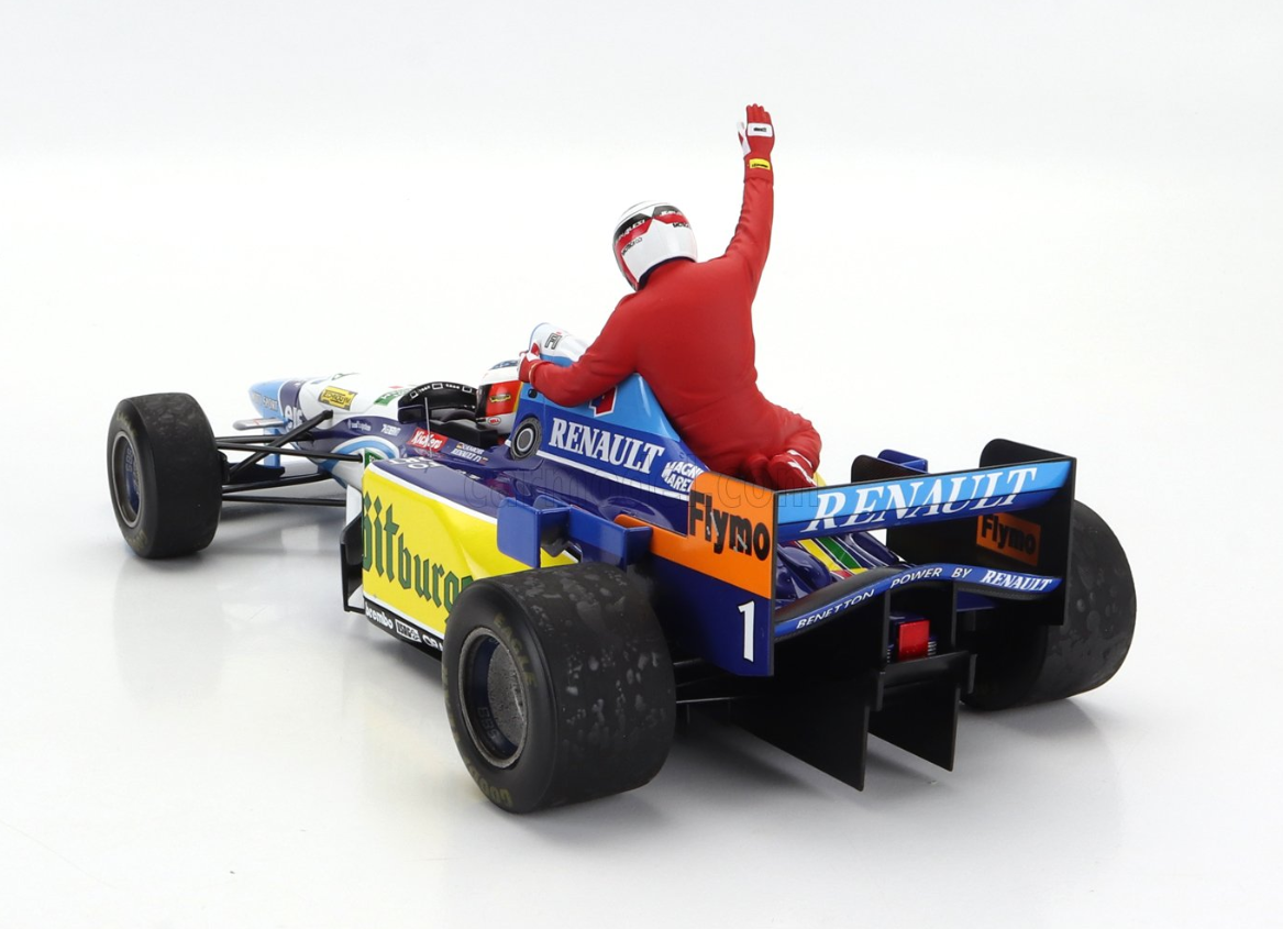 1:18 1995 Michael Schumacher w/Jean Alesi -- Benetton B195 -- Minicham