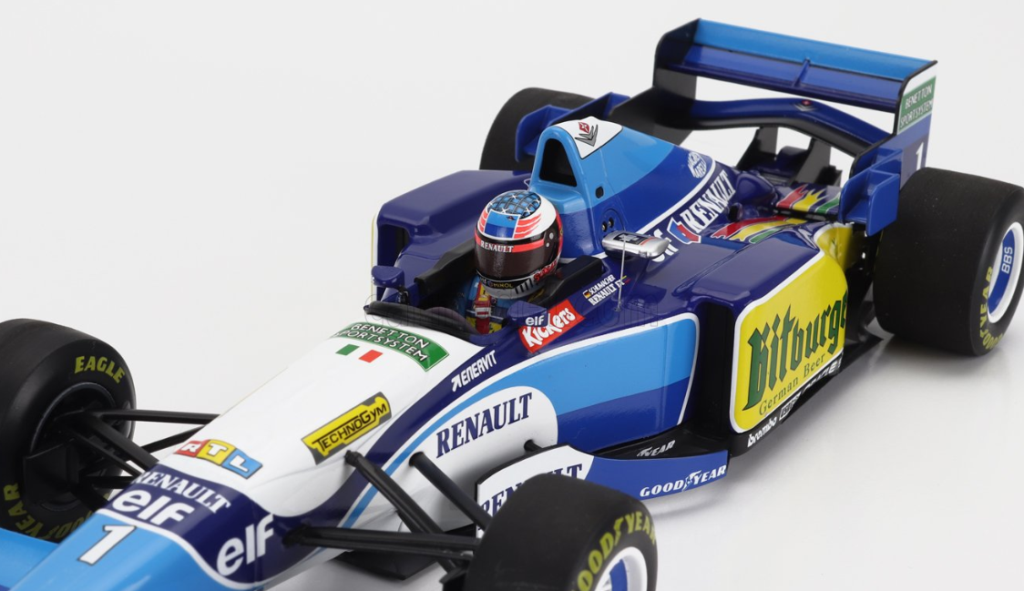 1:18 1995 Michael Schumacher -- World Championship Winner -- Minichamp