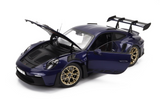 1:18 Porsche 911 (992) GT3 RS Coupe 2022 -- Gentian Blue Metallic -- NOREV