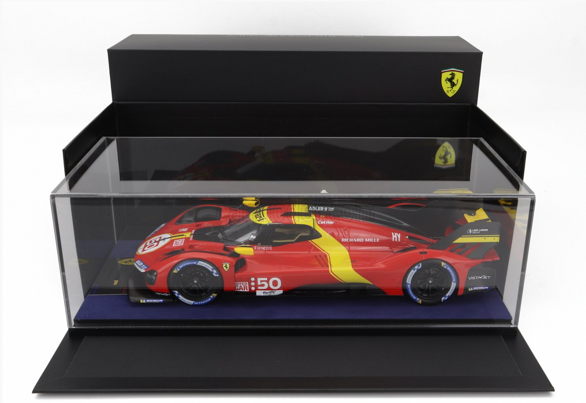 1:18 Ferrari 499P -- #50 Red/Yellow - Launch Version -- Looksmart