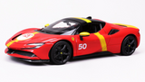 (Pre-Order) 1:18 Ferrari SF90 Stradale Hybrid -- #50 2023 24h Le Mans Livery -- Bburago