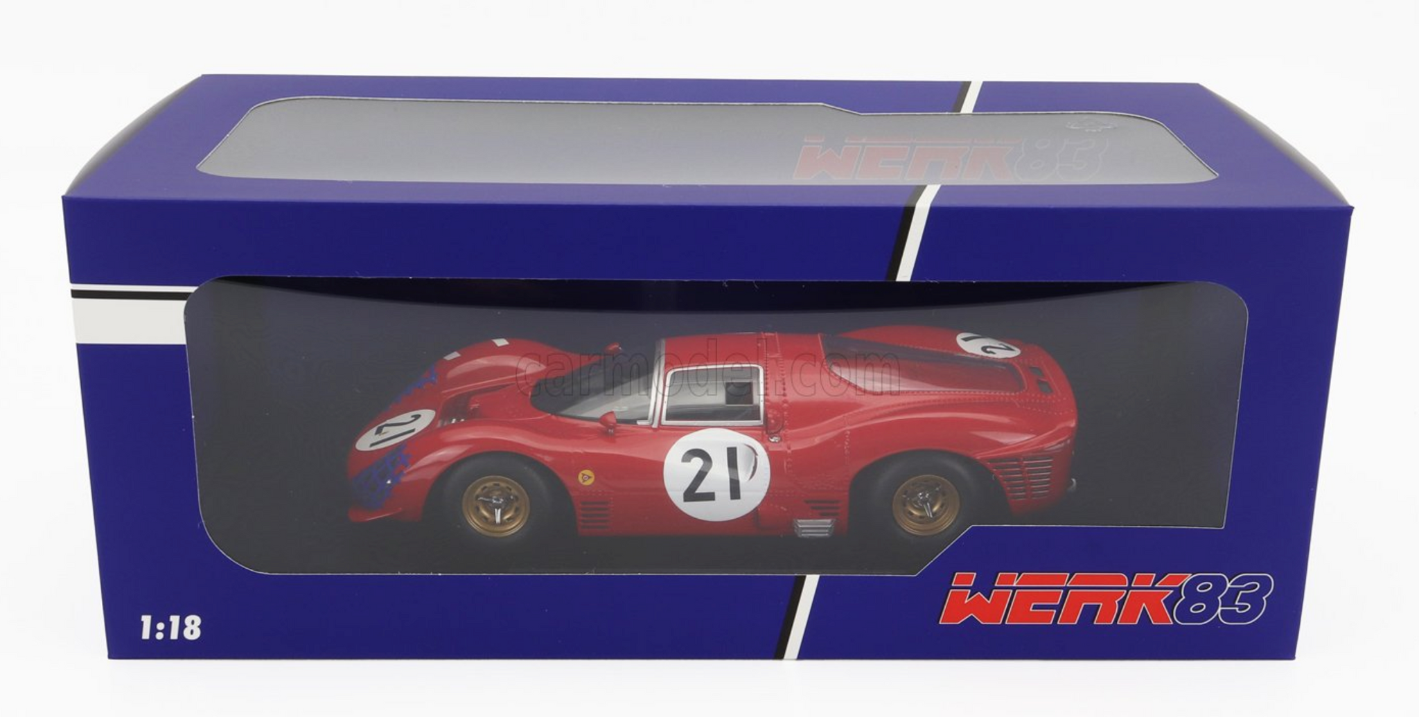 1:18 1966 Le Mans 24 Hour -- #21 Ferrari 330 P3 -- Werk83