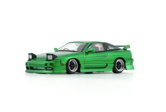 1:64 Nissan 180SX (PRS13 Silvia) -- Metallic Green -- BM Creations