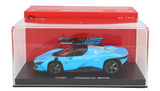 1:43 Ferrari Daytona SP3 Spider -- Light Blue -- Bburago Signature Series