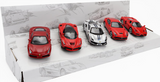 1:64 Ferrari 5-Pack -- 488 GTB / Enzo / 488 Pista / LaFerrari / F12 Berlinetta -- Bburago