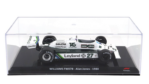 1:24 1980 World Champion Alan Jones -- #27 Williams FW07B -- Atlas/Edicola F1