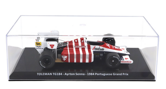 1:24 1984 Ayrton Senna -- Portugal GP -- Toleman TG184 -- Atlas/Edicola F1