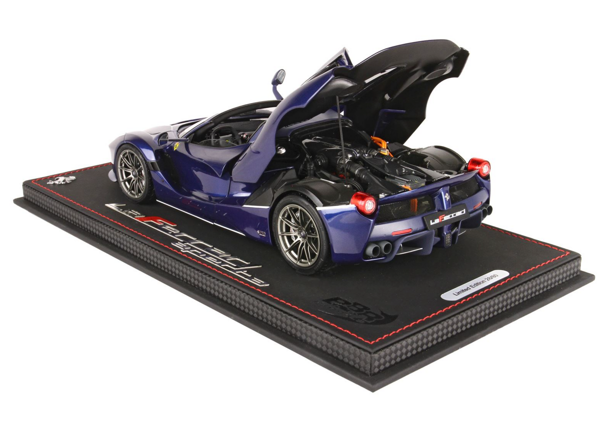 BBR Models 1:18 Ferrari LaFerrari Aperta Año de construcción 2016 Gris