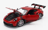 1:24 Porsche 911 (992) GT3 RS Coupe 2022 -- Red -- Welly