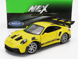 1:24 Porsche 911 (992) GT3 RS Coupe 2022 -- Yellow -- Welly