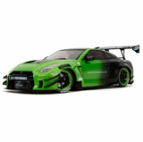 1:18 Nissan GT-R R35 Liberty Walk -- Green/Black -- JADA: Pink Slips