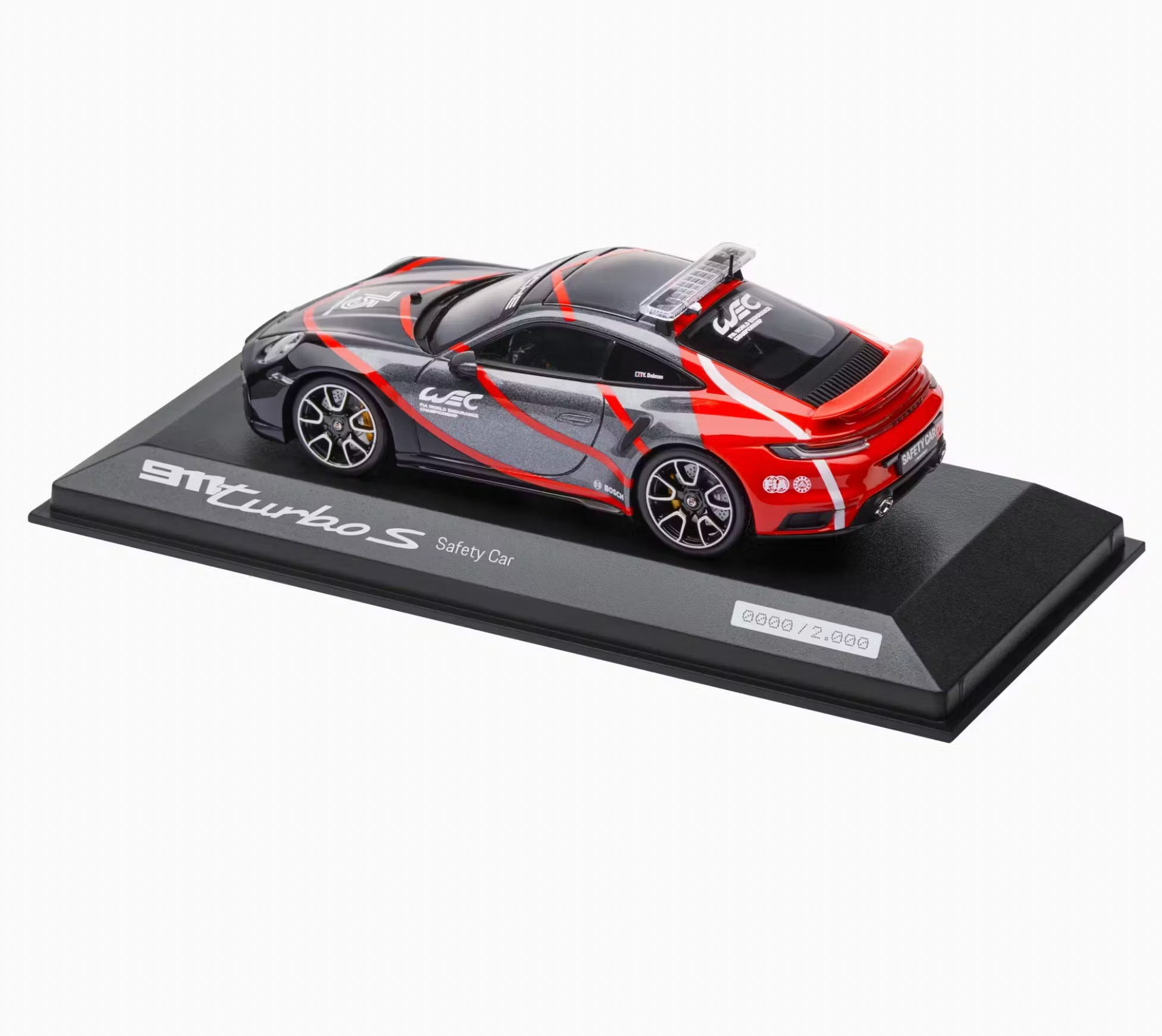 1:43 Porsche 911 Turbo S (992) -- 2023 WEC Safety Car -- Spark Dealer