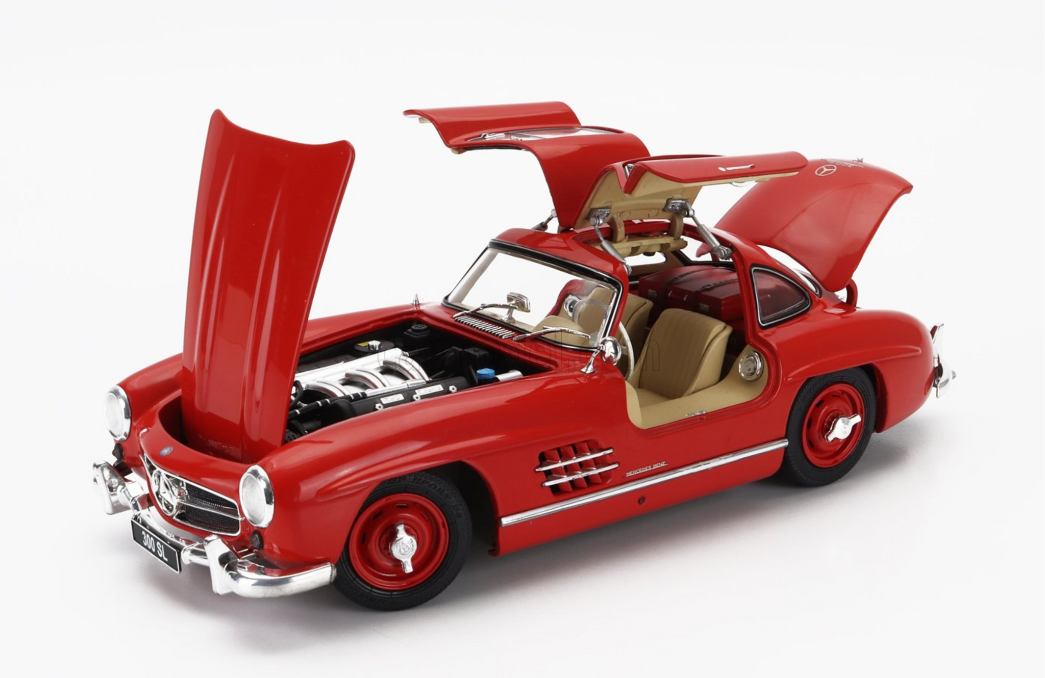 1:18 Mercedes-Benz 300SL (W198) 1954 Gullwing -- Red -- Schuco