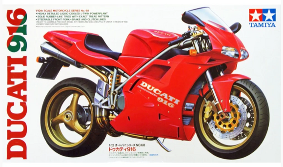 1:12 Ducati 916 -- PLASTIC KIT -- Tamiya 14068