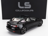 1:18 Tesla Model 3 2021 -- Solid Black -- LS Collectibles