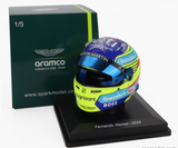 1:5 Helmet -- Fernando Alonso -- 2024 Aston Martin -- Spark F1