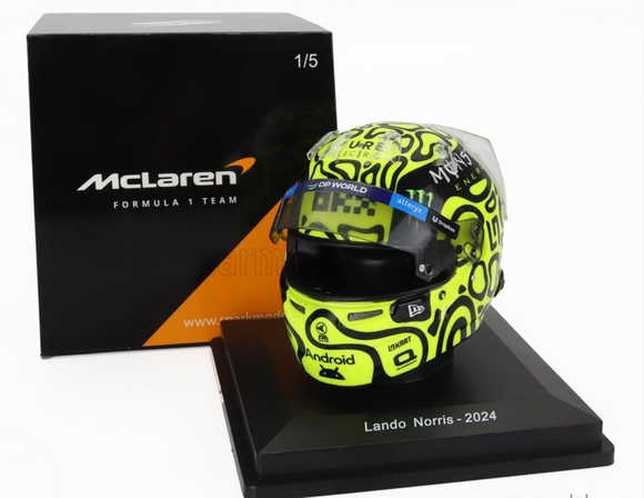 1:5 Helmet -- Lando Norris -- 2024 McLaren -- Spark F1