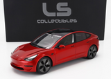 1:18 Tesla Model 3 2021 -- Red Metallic -- LS Collectibles