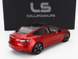 1:18 Tesla Model 3 2021 -- Red Metallic -- LS Collectibles