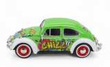 1:24 Volkswagen Beetle -- "Chill" Graffiti Green / White -- MotorMax