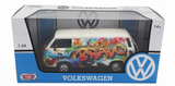 1:24 Volkswagen T3 Van -- "Wow Bravo" Graffiti White -- MotorMax