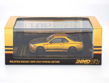 1:64 Nissan Skyline GT-R (R34) TOP SECRET -- Tokyo Auto Salon Gold -- INNO64