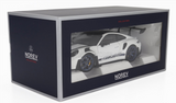 1:18 Porsche 911 (992) GT3 RS Coupe 2022 -- White w/Blue Wheels -- Norev