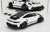 1:18 Porsche 911 (992) GT3 RS Coupe 2022 -- White w/Black Wheels -- Minichamps