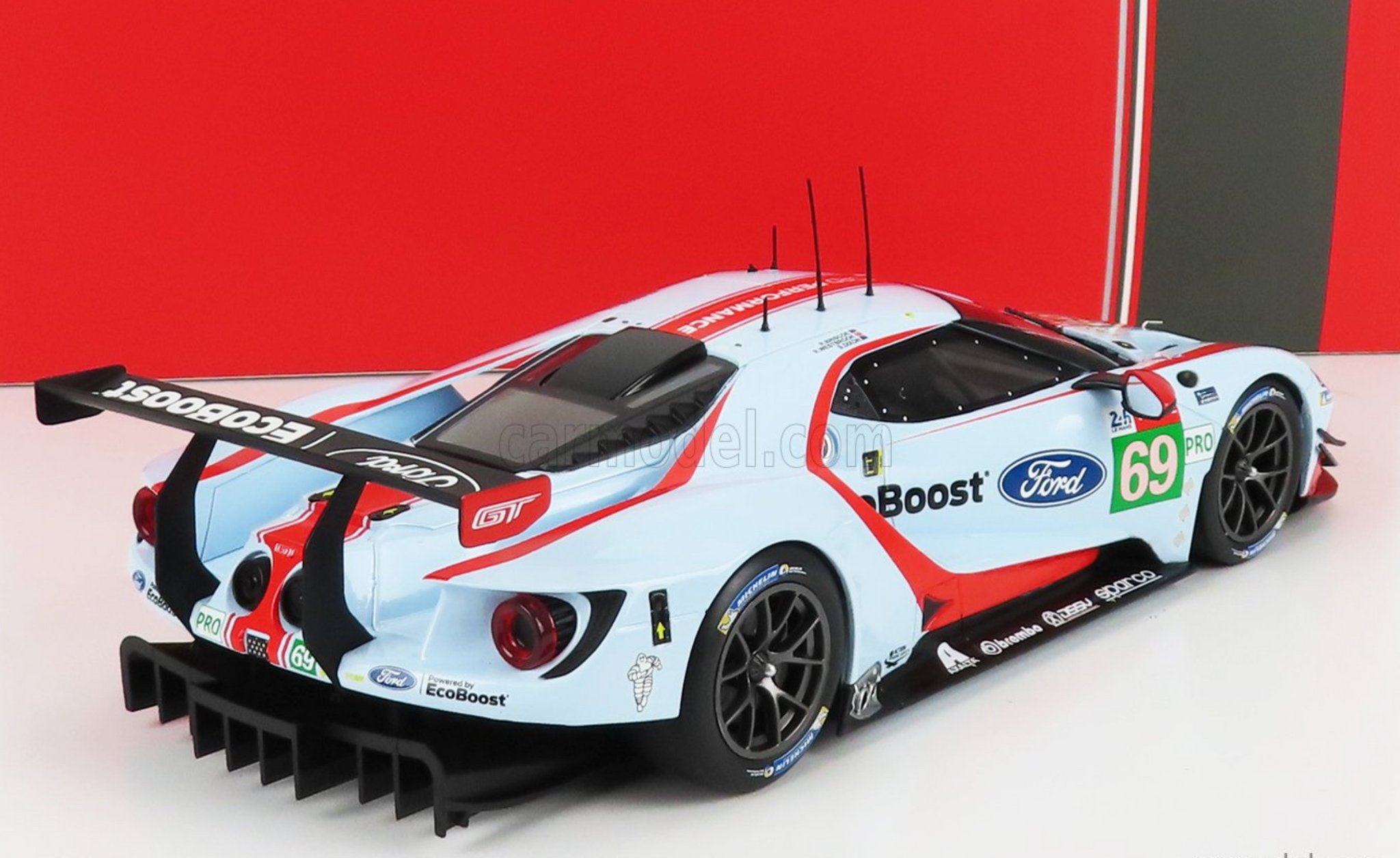 1:18 2019 Le Mans 24h -- #69 1969 Tribute Livery Ford GT