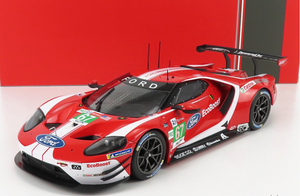 1:18 2019 Le Mans 24h -- #67 1967 Tribute Livery Ford GT -- IXO Models