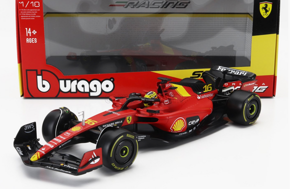 1:18 2023 Charles LeClerc -- #16 Italian GP -- Scuderia Ferrari SF-23 -- Bburago