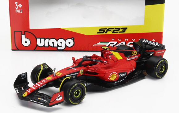 1:43 2023 Carlos Sainz -- Italian GP -- #55 Ferrari SF-23 -- Bburago F1