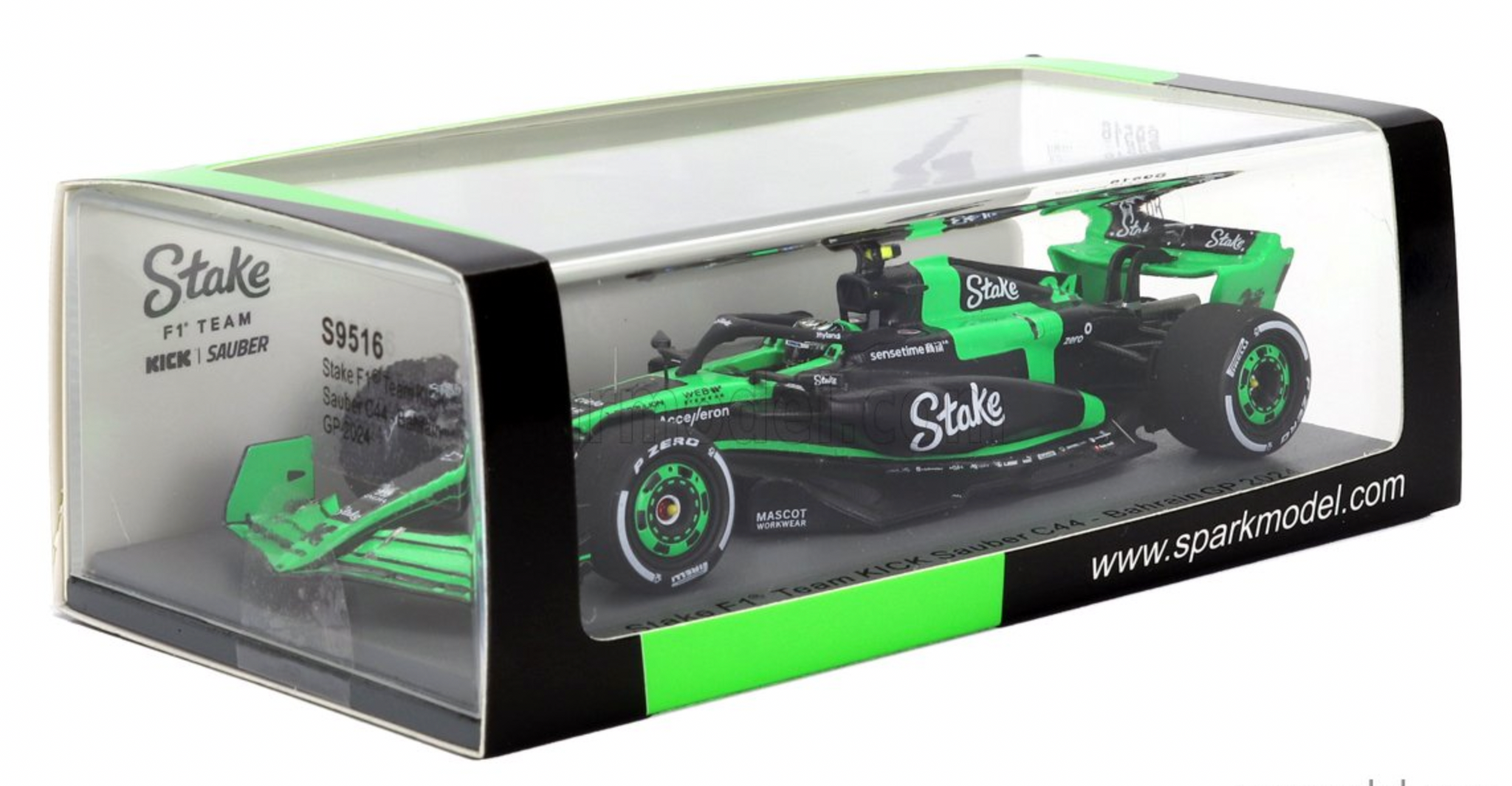 1:43 2024 Zhou Guanyu -- Bahrain GP -- #24 Sauber C44 -- Spark F1