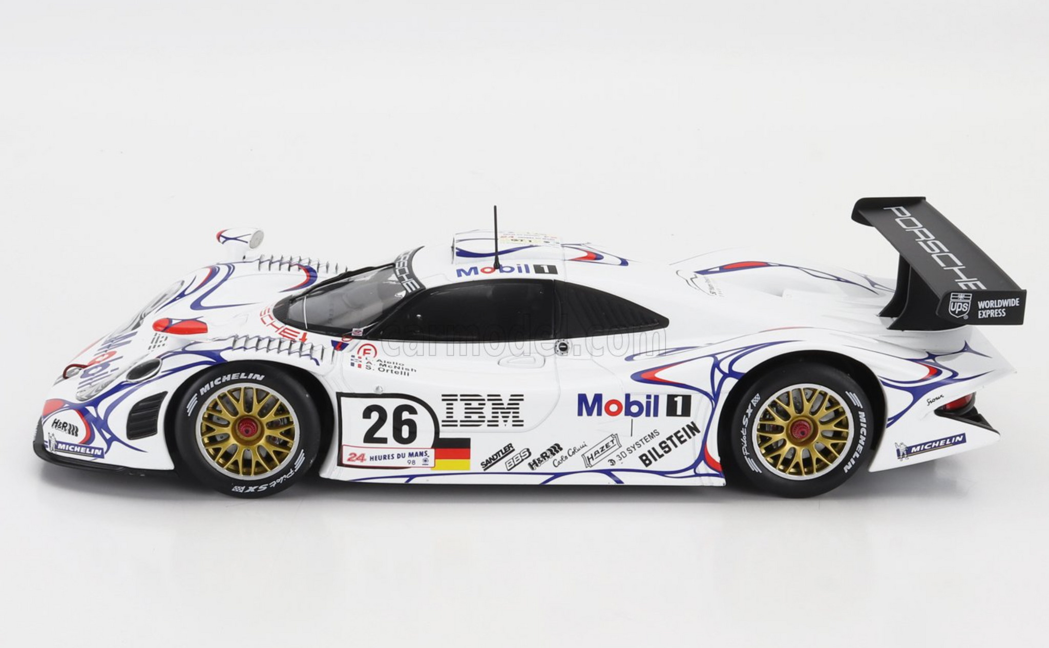 WERK83 1:18 Porsche 911 GT1 #25 2nd 24h LeMans 1998 Müller, Alzen WERK83 1:18 Porsche 911 GT1 #25 2nd 24h LeMans 1998 Müller, Alzen