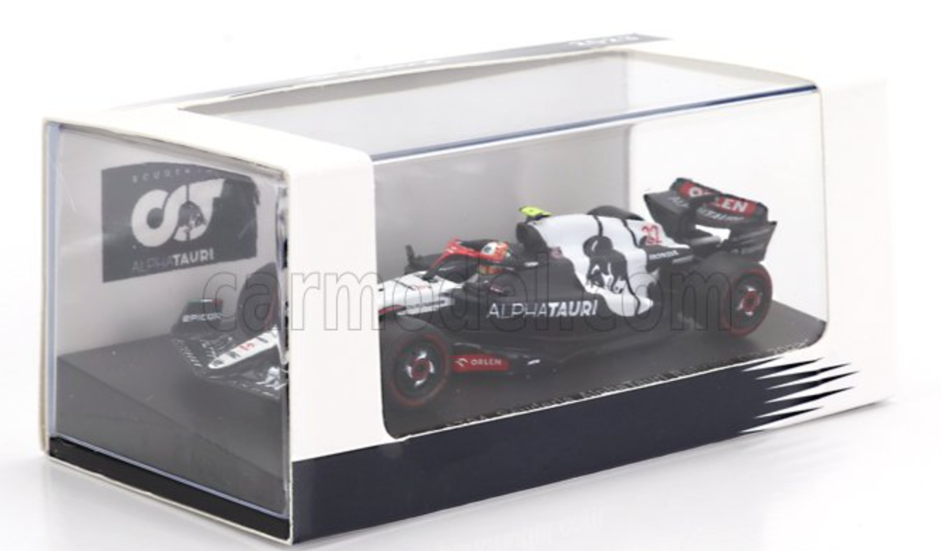 1:64 2023 Yuki Tsunoda -- #22 AlphaTauri AT04 -- Spark F1